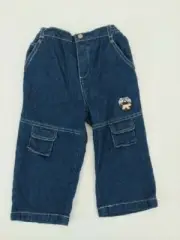 NEW 24 months Boys Jeans Boys Dark Denim Mountain Patch Jeans
