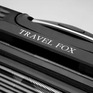 【TRAVEL FOX 旅狐】20吋閃耀拉鍊旅行行李箱-暗夜黑