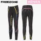 【FREEZONE】現貨 機能運動壓力壓縮長褲 女款-FZ800II型 彩虹1(輕量無縫/瑜珈/慢跑/登山/健身重訓)