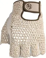 HJ Glove Men's Snow White Original Half Finger Golf Glove