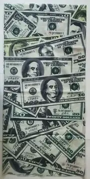 Cash Money Dollars Benjamins Neck Gaiter Bandana USA Seller Fast Shipping