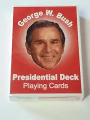 New George W. Bush Presidential Deck Playing Cards Mint In Package