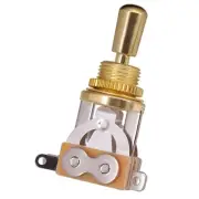 Electric Guitar 3 Way Toggle Switch Pickup Selector with Brass Gold