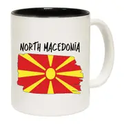 North Macedonia Country Flag Nationality Mug Cup