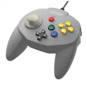 N64 Tribute 64 Retro-bit Wired Controller Video Game Accesories Classic Grey
