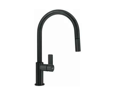 Franke FFP3120MBK Deck Mounted Pull-Down Kitchen Sink Faucet MATTE BLACK New