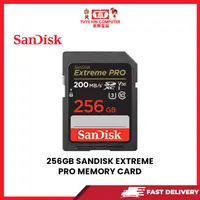 在飛比找蝦皮購物優惠-SANDISK 256g 閃迪 EXTREME PRO SD