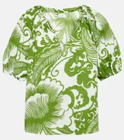[Velvet] Velvet Angela cotton top AU 14 green
