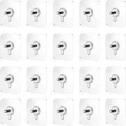20x Drill Free Adhesive Hooks for Pictures, 2025 New Drill Free Adhesive Hooks