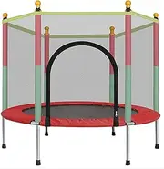 Trampoline Spring, Trampoline Accessories,Round Trampoline-'s Trampoline Parent-Child Interactive Game with Safety Protection Net Indoor and Outdoor Playground Maximum Load 200Kg