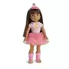 American Girl 14.5" Wellie Wishers Doll Ashlyn Brown Eyes Freckles Brown Hair A