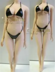 1/6 Female Black Bikini Bra Underwear Clothes For 12'' Phicen TBLeague JO Body