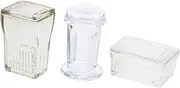iplusmile Lab Glass Staining Tank Set Round Lid Jar Histology Glassware Perfect for School