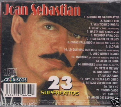 ultra rare CD 80's Joan Sebastian SI HUBIERA SABIDO AYER hasta que amanezca