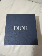 Dior Empty Gift Storage Perfume Box Textured Blue Designer Box