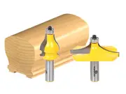 Thumbnail & Beaded Handrail Router Bit Set - 1/2" Shank - Yonico 18222