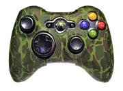 Silicone Cover For XBOX 360 Controller Skin Case Dark Green Camo
