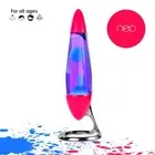 Mathmos Neo Lava Lamp - pink - violet/turquoise