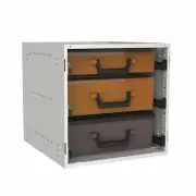 Rolacase 3 DRAWER PARTS ORG CABINET KIT RCSK7/C