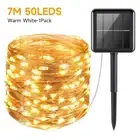 Solar Light Outdoor Waterproof 50/100/200/300 LED Lamp String for Holiday Christ