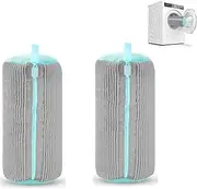 TJHypenete 2PCS Shoe Washing Machine Bag, Laundry Shoe Bag for Washer and Dryer, Reusable Cleaning Bag for Sneaker, Fluffy Fibers 360°All-Round Deep Washing Bags for All Types and Sizes