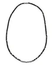 John Hardy Sterling Silver Heishi Gemstone Necklace, 22