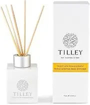 Tilley Classic White Tahitian Frangipani Triple Scented Aromatic Reed Diffuser 75 ml