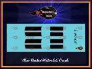 1/64 '70 Chevelle "Black-Red Stripes" Decal SCR-0641E