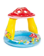 [Intex] Mushroom Baby Pool with Sunshade 1.02mx89cm