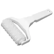 Mondo Plastic 11cm Pastry Wheel Pie Dough Lattice Roller Cutter Bakeware White