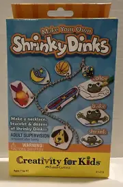 Creativity For Kids Make Your Own Shrinky Dinks Necklace Bracelet NEW In Box