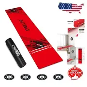 Versatile Steel & Soft Tip Dart Mat with Starting Line for Home & Pro Play