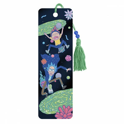 Rick and Morty Portals Bookmark Blue