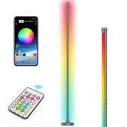 RGB Floor Lamp, Color Changing LED Corner Lamp with Bluetooth & Remote Contro...
