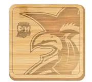 Sydney Roosters NRL Bamboo Cheeseboard Cutting Charcuterie