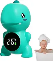 Baby Bath Water Gauge - Dinosaur Design Digital Baby Temp Sensor for Bath | Safety Floating Bathing Tub Toy, Accurately Measures Temperature Monitoring Tool for Kids