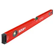 SOLA 800mm 3 Vials Spirit Level Box - Red 01215101