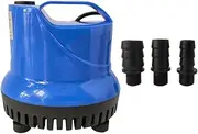 Homvik 25W Submersible Water Pump for Fountain Aquarium Pond Garden and Water Pump Hydroponics System with 3 Nozzles AC220-240V 1.8M Lift Height 1200L/H