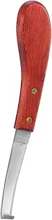 BESPORTBLE 1Pc Portable Stainless Steel Horseshoe Knife for Hoof Trimming Lightweight Equestrian Tool with Non Slip Handle for Stable Supply and Horse Shoeing Repairs