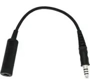NATO-US to NATO-EU TP-120 Military to Civilian Wiring Adapter for Peltor Comtac