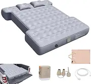 VINBYEE Truck Bed Mattress for Ra 6-6.5Ft, Self-Inflating Portable Pickup Air Mattress, Truck Camping Mattress with Wireless Charging Air Pump, Storage Bag, Ra 1500 2500 3500 Accessories 2025-2018