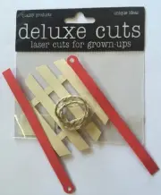 SLED Laser Die-Cuts(4pc)Deluxe Cuts Sliding•Winter•Snow•Ice•Season •Holiday•Kids