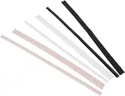 [Generic] 3 Pair Bra Extension Strap Women's Bras Bra Extender Bra Extender Sewing Clothing Accessories Bra Extender Strap 3 Row Extender Women Hook and Eye 3 Rows Band Polyester