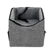 Booster Car Seat with Pet Bed (Medium, Grey)