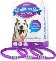 Dog Collar for Cats, 3 Pieces, Adjustable Design, Pheromone Embedded Soothing Collar for Anxiety, Sentry Soothing Collar, Durable, 90 Days, 18.9 Inches