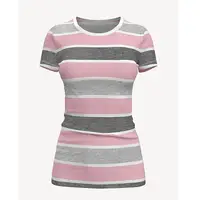 在飛比找樂天市場購物網優惠-TOMMY HILFIGER 條紋短T恤合身版型 女裝 短袖