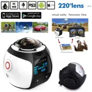 4K 360° Mini Panoramic Camera HD VR 2440P WI-FI Waterproof Sports Action Video