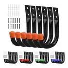 6 Pack Garage Storage Hooks Steel Tool Hangers for Garden Tools, Ladders, Bikes