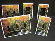 RUSTIC OLD MILL WATERFALL FALL LEAVES LIGHT SWITCH OR OUTLET COVER