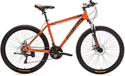 TRIAD M1 26T Unisex 21 Speed - Fully Fitted Mountain Bicycle with 18 Inch Frame and 26 Inch Tire (Matte Orange, 15+ Years)